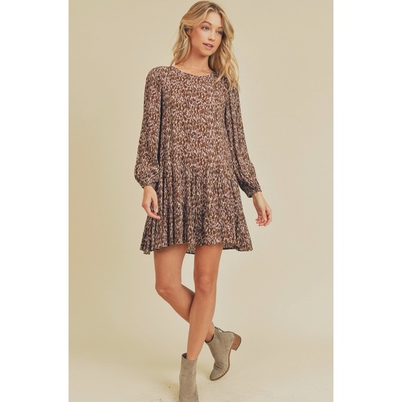 Dress Forum Dresses & Skirts - Dress Forum Women's Animal Print Dress Sz S Small Leopard NEW LA Aniston Mini
